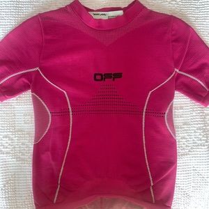 OFF WHITE ATHLETIC TEE SMALL